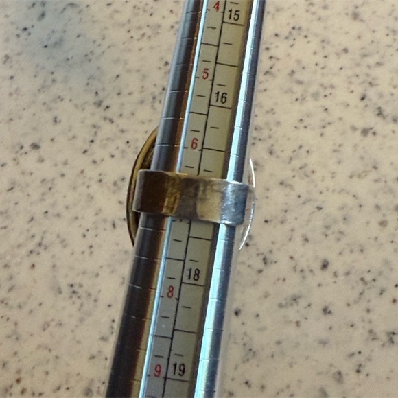 Vintage 925 Sterling Silver Ring Size 7 Large Oval Moonstone - Picture 6 of 6